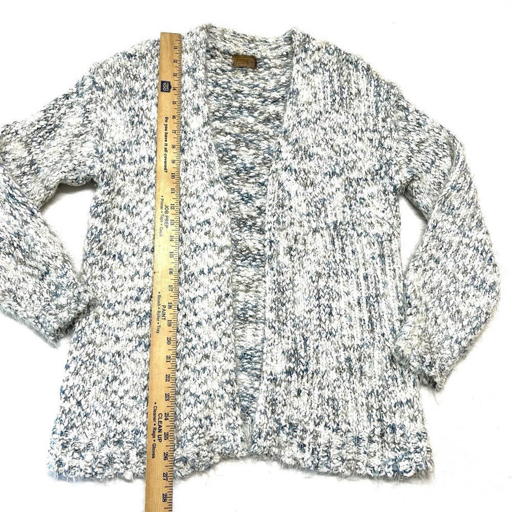 POL Anthropologie Cardigan Sweater Chunky Oversized Popcorn Grandma Boho Women S - Picture 5 of 8